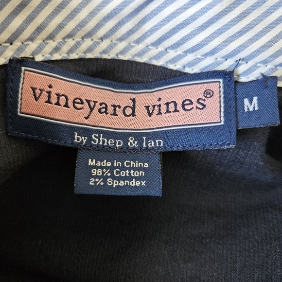 Vineyard Vines Womens Jacket Medium Blue  Cotton Corduroy Button Front Casual - Picture 9 of 9